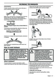 2009-2011 Husqvarna CS2172WH CS2166 Chainsaw Owners Manual, 2009,2010,2011 page 27