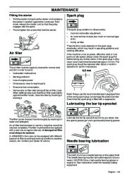 2009-2011 Husqvarna CS2172WH CS2166 Chainsaw Owners Manual, 2009,2010,2011 page 33