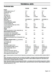 2009-2011 Husqvarna CS2172WH CS2166 Chainsaw Owners Manual, 2009,2010,2011 page 37