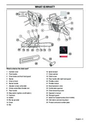 2009-2011 Husqvarna CS2172WH CS2166 Chainsaw Owners Manual, 2009,2010,2011 page 5