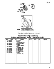 Toro 62925 5.5 hp Lawn Vacuum Parts Catalog, 2001 page 17