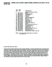 Weed Eater 96041012000 Lawn Tractor Parts List, 2010 page 11