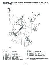 Weed Eater 96041012000 Lawn Tractor Parts List, 2010 page 16