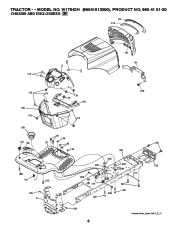 Weed Eater 96041012000 Lawn Tractor Parts List, 2010 page 6