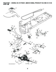 Weed Eater 96041012000 Lawn Tractor Parts List, 2010 page 8