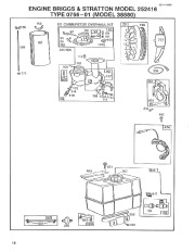 Toro 38580 Toro 828 1132 Power Shift Snowthrower Parts Catalog, 1992 page 18