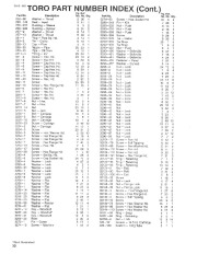 Toro 38580 Toro 828 1132 Power Shift Snowthrower Parts Catalog, 1992 page 30