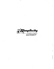 Simplicity 477 Snow Blower Owners Manual page 12