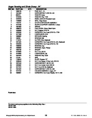 Simplicity 960 9 HP 1694435 1694439 Large Frame Two Stage Snow Blower Owners Manual page 19