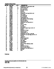 Simplicity 960 9 HP 1694435 1694439 Large Frame Two Stage Snow Blower Owners Manual page 21