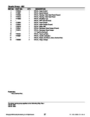 Simplicity 960 9 HP 1694435 1694439 Large Frame Two Stage Snow Blower Owners Manual page 27