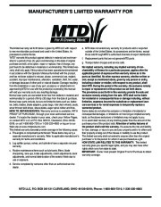 MTD Troy-Bilt 521 Lawn Edger Lawn Mower Owners Manual page 16