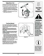 MTD Troy-Bilt 521 Lawn Edger Lawn Mower Owners Manual page 9