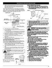 MTD Troy-Bilt TBE515 4 Cycle Lawn Edger Lawn Mower Owners Manual page 13