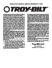 MTD Troy-Bilt TBE515 4 Cycle Lawn Edger Lawn Mower Owners Manual page 16