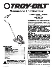 MTD Troy-Bilt TBE515 4 Cycle Lawn Edger Lawn Mower Owners Manual page 17