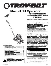 MTD Troy-Bilt TBE515 4 Cycle Lawn Edger Lawn Mower Owners Manual page 33