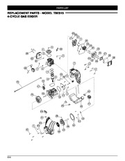 MTD Troy-Bilt TBE515 4 Cycle Lawn Edger Lawn Mower Owners Manual page 48