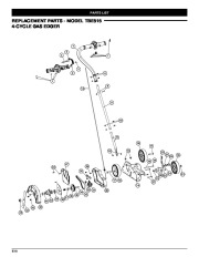 MTD Troy-Bilt TBE515 4 Cycle Lawn Edger Lawn Mower Owners Manual page 50