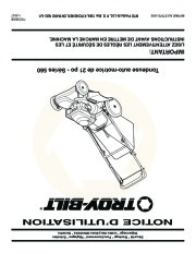 MTD Troy-Bilt 560 Series 21 Inch Self Propelled Rotary Lawn Mower Owners Manual page 32