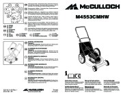 McCulloch M4553 CMHW Lawn Mower Owners Manual page 1