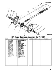 Toro 38559 Toro 1028 Power Shift Snowthrower Parts Catalog, 1999 page 13