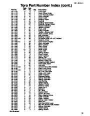 Toro 38559 Toro 1028 Power Shift Snowthrower Parts Catalog, 1999 page 21