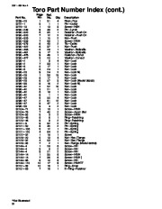 Toro 38559 Toro 1028 Power Shift Snowthrower Parts Catalog, 1999 page 24