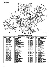 Toro 38559 Toro 1028 Power Shift Snowthrower Parts Catalog, 1999 page 4