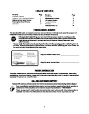 MTD Yardworks 603753-6 60 3754-4 Snow Blower Owners Manual page 2