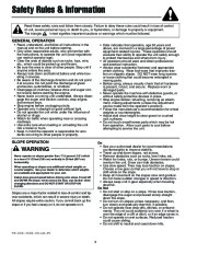 Simplicity 860 960 1693984 1693985 1694242 1694435 1694439 Large Frame Snow Blower Owners Manual page 6