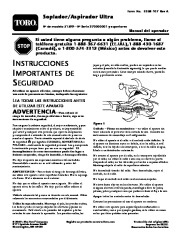 Toro 51599 Ultra Blower/Vacuum Manual del Propietario, 2007 page 1