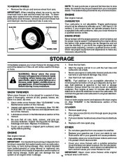 Husqvarna 8024ST Snow Blower Owners Manual, 2002,2003,2004,2005,2006,2007,2008,2009 page 18