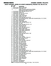 Husqvarna 8024ST Snow Blower Owners Manual, 2002,2003,2004,2005,2006,2007,2008,2009 page 29