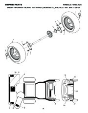 Husqvarna 8024ST Snow Blower Owners Manual, 2002,2003,2004,2005,2006,2007,2008,2009 page 30