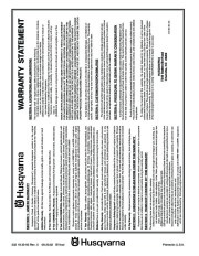 Husqvarna 8024ST Snow Blower Owners Manual, 2002,2003,2004,2005,2006,2007,2008,2009 page 32