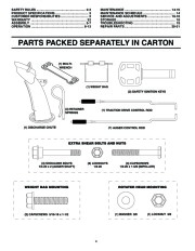 Husqvarna 8024ST Snow Blower Owners Manual, 2002,2003,2004,2005,2006,2007,2008,2009 page 4