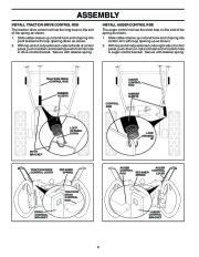 Husqvarna 8024ST Snow Blower Owners Manual, 2002,2003,2004,2005,2006,2007,2008,2009 page 6