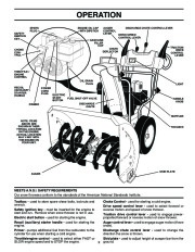 Husqvarna 8024ST Snow Blower Owners Manual, 2002,2003,2004,2005,2006,2007,2008,2009 page 9
