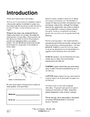 Toro 62924 5 hp Lawn Vacuum Owners Manual, 1996 page 2