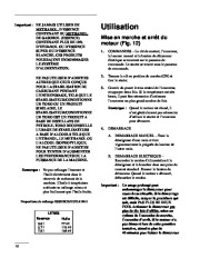Toro 38412, 38418, 38433, 38438 Manuel des Propriétaires, 1999 page 20
