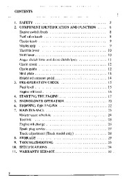 Honda HS50 Snow Blower Owners Manual page 3