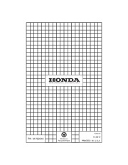 Honda HS50 Snow Blower Owners Manual page 38