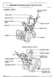 Honda HS50 Snow Blower Owners Manual page 7