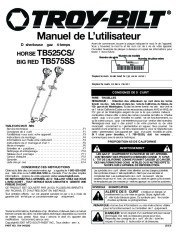 MTD Troy-Bilt TB525CS TB575SS Trimmer Lawn Mower Owners Manual page 15