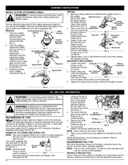 MTD Troy-Bilt TB525CS TB575SS Trimmer Lawn Mower Owners Manual page 4