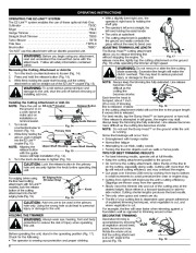 MTD Troy-Bilt TB525CS TB575SS Trimmer Lawn Mower Owners Manual page 6