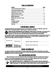 MTD 31AE640F352 Snow Blower Owners Manual page 2