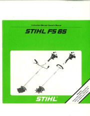 STIHL FS 65 Trimmer Owners Manual page 1