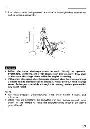 Honda HS521 Snow Blower Owners Manual page 18